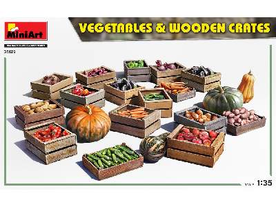 Warzywa i drewniane skrzynki - zdjęcie 2