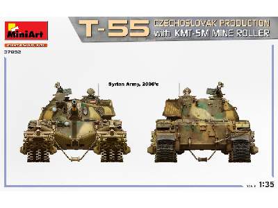 T-55 z trałem przeciwminowym Kmt-5m - produkcja czechosłowacka - zdjęcie 56