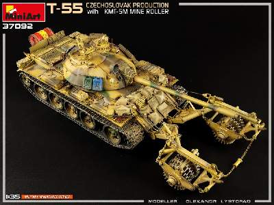 T-55 z trałem przeciwminowym Kmt-5m - produkcja czechosłowacka - zdjęcie 60