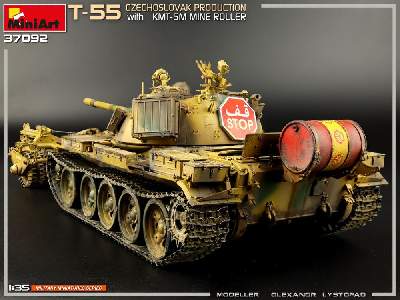 T-55 z trałem przeciwminowym Kmt-5m - produkcja czechosłowacka - zdjęcie 66