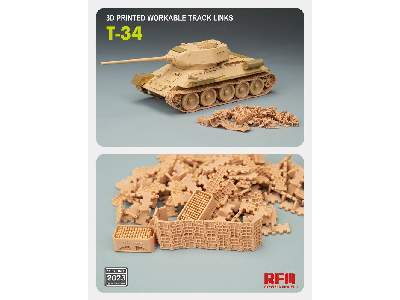 Gąsienice do czołgu T-34 drukowane w 3D - zdjęcie 2