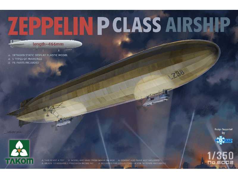 Sterowiec Zeppelin klasy P - zdjęcie 1 Sterowiec Zeppelin klasy P - zdjęcie 1