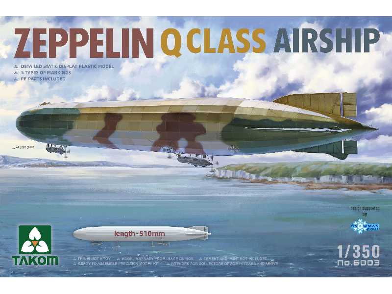 Sterowiec Zeppelin klay Q - zdjęcie 1 Sterowiec Zeppelin klay Q - zdjęcie 1