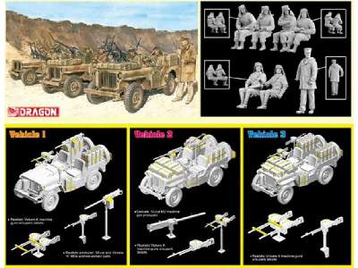 SAS 4X4 Truck Unit w/Commander and Crews (SAS 80th Anniversary) - zdjęcie 2