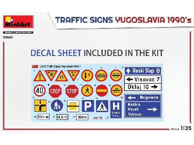Znaki drogowe - Jugosławia lata 90-te XX wieku - zdjęcie 2