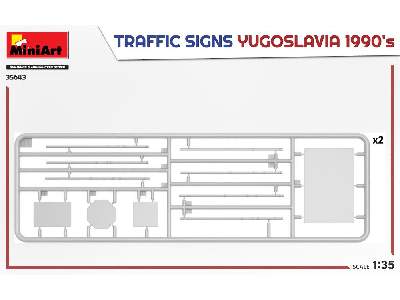 Znaki drogowe - Jugosławia lata 90-te XX wieku - zdjęcie 4