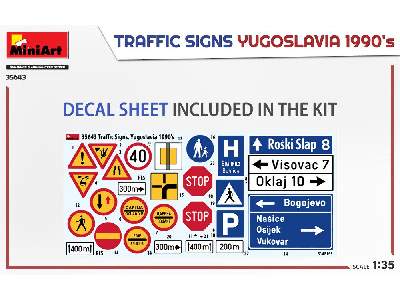 Znaki drogowe - Jugosławia lata 90-te XX wieku - zdjęcie 8