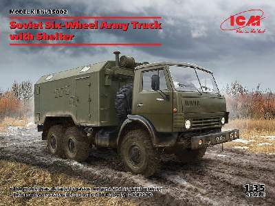 Soviet Six-wheel Army Truck With Shelter - zdjęcie 1