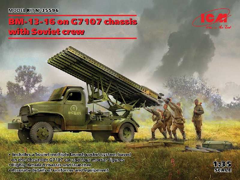 Bm-13-16 On G7107 Chassis With Soviet Crew - zdjęcie 1 Bm-13-16 On G7107 Chassis With Soviet Crew - zdjęcie 1
