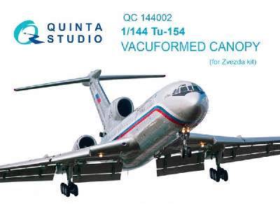 Tu-154 Vacuformed Clear Canopy - zdjęcie 1