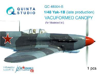 Yak-1b (Late Production) Vacuformed Clear Canopy - zdjęcie 1