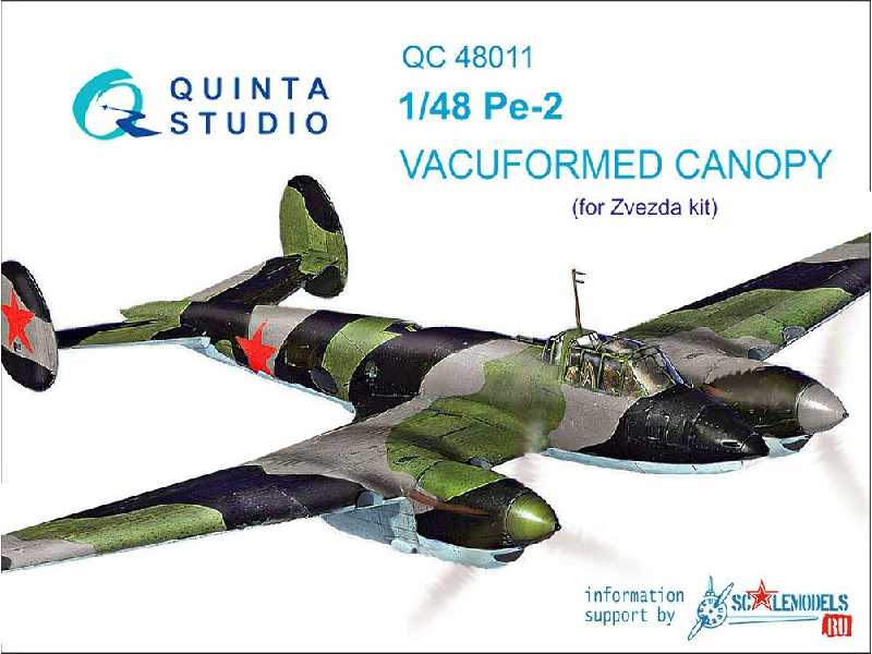 Pe-2 Vacuformed Clear Canopy - zdjęcie 1