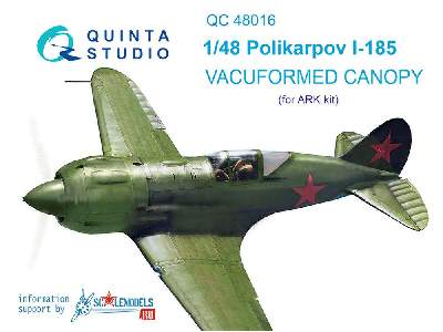 Polikarpov I-185 Vacuformed Clear Canopy - zdjęcie 1