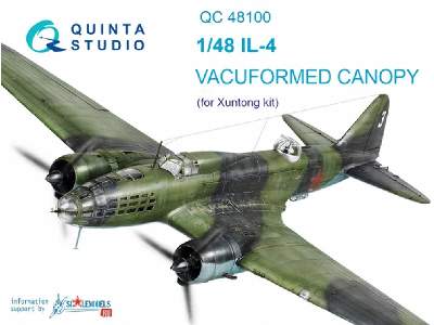 Il-4 Vacuformed Clear Canopy - zdjęcie 1
