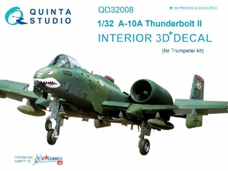 A-10a 3d-printed & Coloured Interior On Decal Paper - zdjęcie 1 A-10a 3d-printed & Coloured Interior On Decal Paper - zdjęcie 1