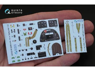 Spitfire Mk.Ix 3d-printed & Coloured Interior On Decal Paper - zdjęcie 2