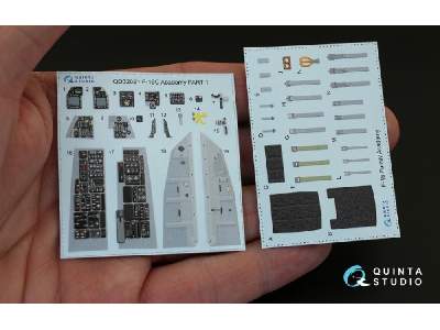 F-16c 3d-printed & Coloured Interior On Decal Paper - zdjęcie 5