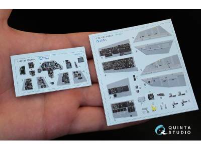 F-16d 3d-printed & Coloured Interior On Decal Paper - zdjęcie 2