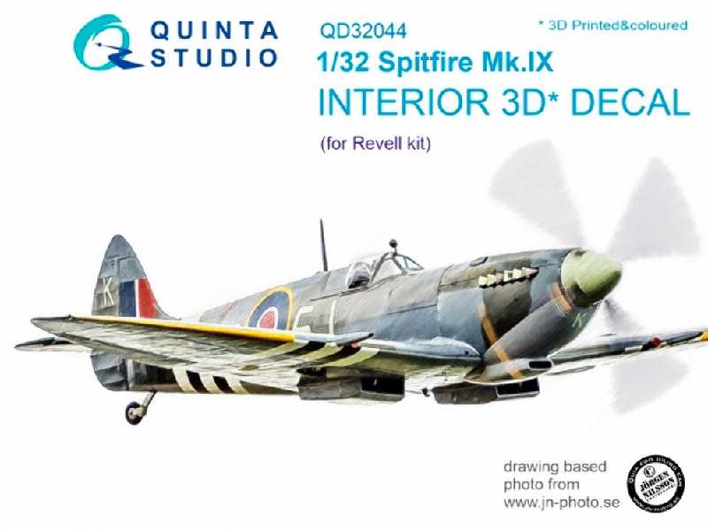 Spitfire Mk. Ix 3d-printed And Coloured Interior On Decal Paper - zdjęcie 1 Spitfire Mk. Ix 3d-printed And Coloured Interior On Decal Paper - zdjęcie 1