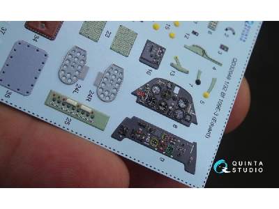 Bf 109e-3 3d-printed And Coloured Interior On Decal Paper - zdjęcie 4