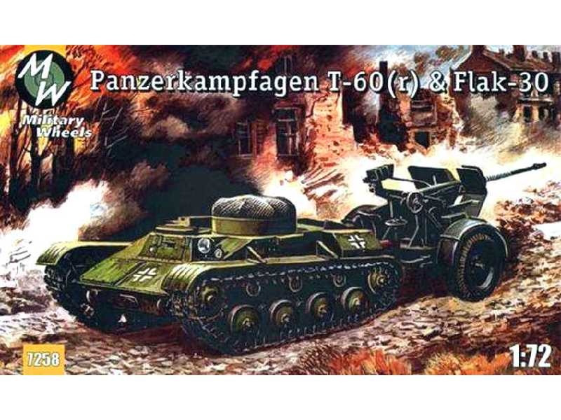 Panzerkampfwagen T-60(r) z działem Flak 30 - zdjęcie 1 Panzerkampfwagen T-60(r) z działem Flak 30 - zdjęcie 1
