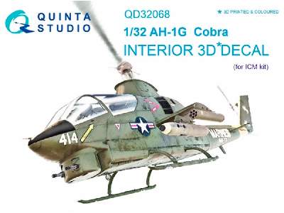 Ah-1g Cobra 3d-printed And Coloured Interior On Decal Paper - zdjęcie 1