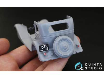 Gaz-m1 3d-printed & Coloured Interior On Decal Paper - zdjęcie 8