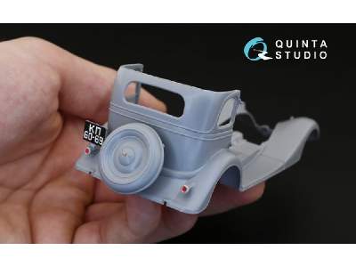 Gaz-m1 3d-printed & Coloured Interior On Decal Paper - zdjęcie 9