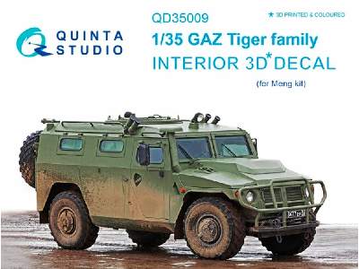 Gaz Tiger Family 3d-printed And Coloured Interior On Decal Paper - zdjęcie 1