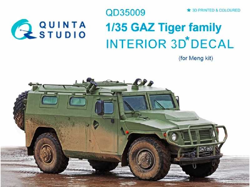 Gaz Tiger Family 3d-printed And Coloured Interior On Decal Paper - zdjęcie 1 Gaz Tiger Family 3d-printed And Coloured Interior On Decal Paper - zdjęcie 1