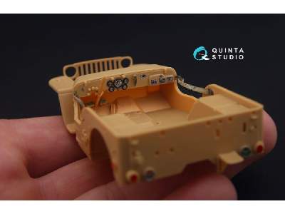 Willys Mb 3d-printed And Coloured Interior On Decal Paper - zdjęcie 9