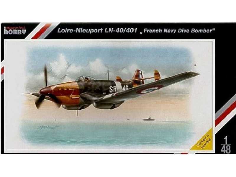 Loire Nieuport LN 40/401 - francuski bombowiec nurkujący - zdjęcie 1