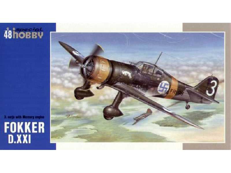 Fokker D.XXI with mercury engine - zdjęcie 1 Fokker D.XXI with mercury engine - zdjęcie 1