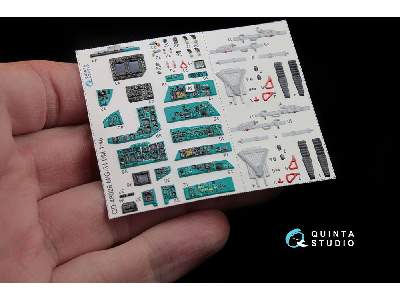 Mig-31bm 3d-printed & Coloured Interior On Decal Paper - zdjęcie 11