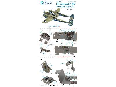 P-38g 3d-printed & Coloured Interior On Decal Paper - zdjęcie 10