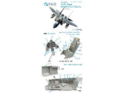 F-15c 3d-printed & Coloured Interior On Decal Paper - zdjęcie 14