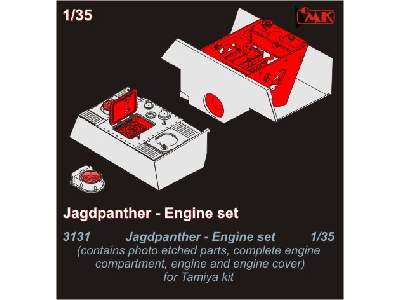 Jagdpanther Engine Set (Tam) - zdjęcie 1