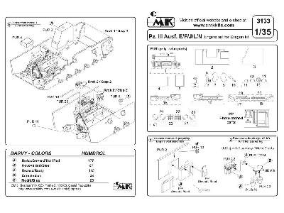 Pz.III Ausf.E/F/J/L/N engine set (Dra) - zdjęcie 2