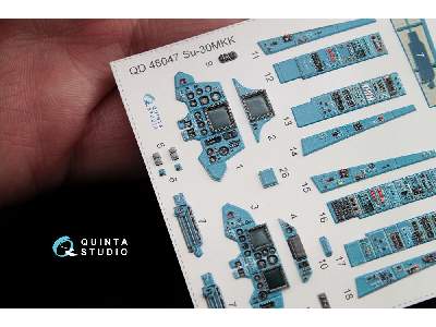 Su-30mkk 3d-printed & Coloured Interior On Decal Paper 2 - zdjęcie 3