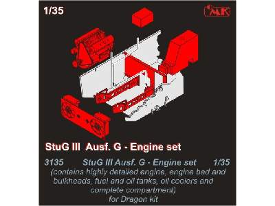 StuG.III Ausf.G Engine Set (Dragon) - zdjęcie 1