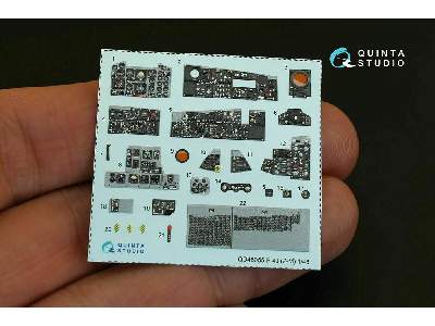 F-4j 3d-printed & Coloured Interior On Decal Paper (For Zoukeimura Kit) - zdjęcie 2