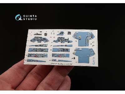 Su-27ub 3d-printed & Coloured Interior On Decal Paper - zdjęcie 5
