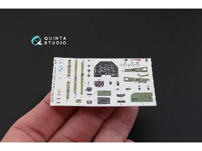P-51d (Early) 3d-printed & Coloured Interior On Decal Paper - zdjęcie 3