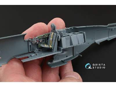 P-51d (Early) 3d-printed & Coloured Interior On Decal Paper - zdjęcie 9