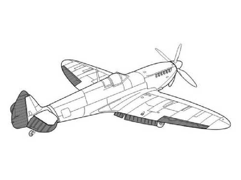 Spitfire Mk.IX exterior set - zdjęcie 1 Spitfire Mk.IX exterior set - zdjęcie 1