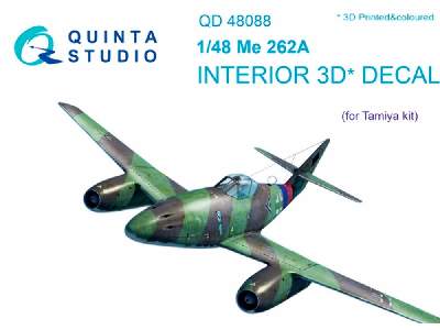 Me 262a 3d-printed And Coloured Interior On Decal Paper - zdjęcie 1