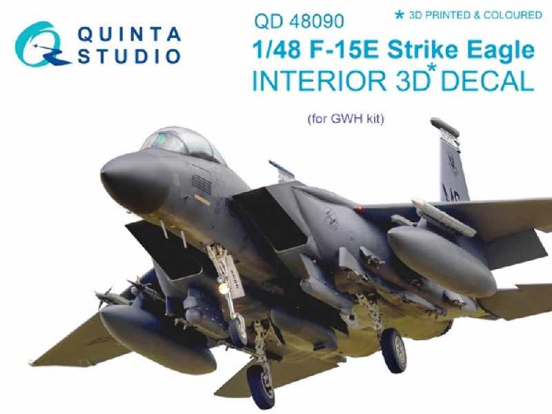 F-15e 3d-printed & Coloured Interior On Decal Paper - zdjęcie 1 F-15e 3d-printed & Coloured Interior On Decal Paper - zdjęcie 1