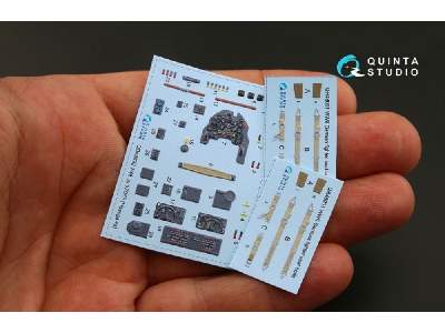 Ju 87d/G 3d-printed And Coloured Interior On Decal Paper - zdjęcie 2