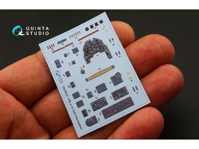 Ju 87d/G 3d-printed And Coloured Interior On Decal Paper - zdjęcie 4