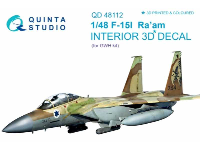 F-15i 3d-printed & Coloured Interior On Decal Paper - zdjęcie 1